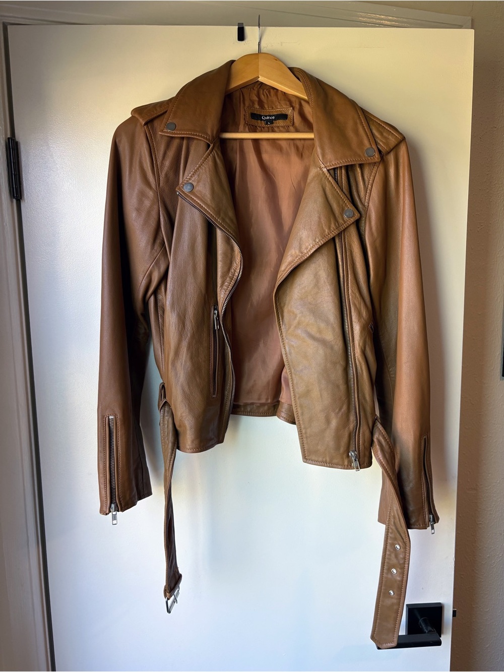 Quince leather jacket, L
